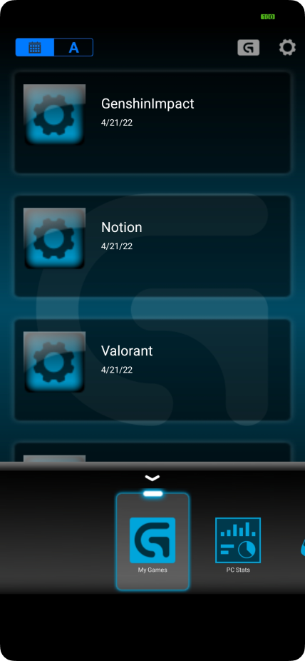 My Application before the redesign