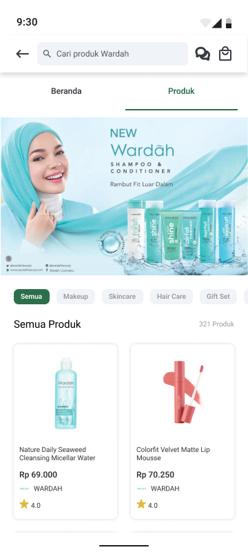 Brand Product Page